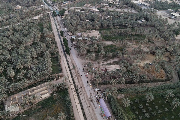 پیاده روی اربعین حسینی در منطقه طریق العلما و زرگه به سمت کربلای معلی