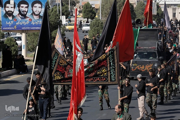 آیین پیاده‌روی جاماندگان اربعین حسینی در بیرجند