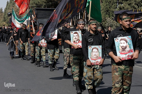 آیین پیاده‌روی جاماندگان اربعین حسینی در بیرجند