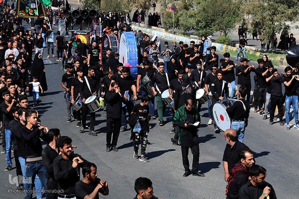 آیین پیاده‌روی جاماندگان اربعین حسینی در بیرجند