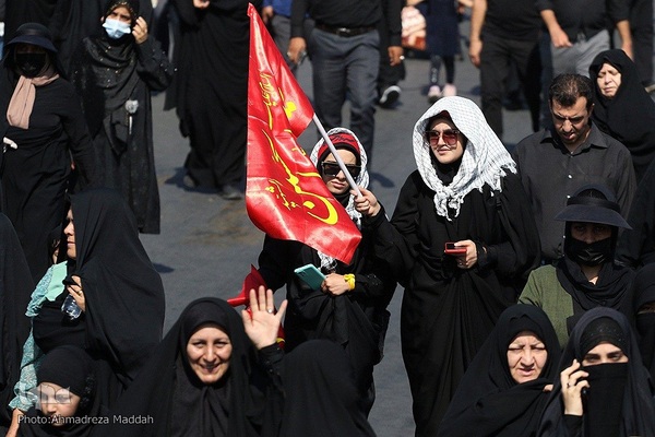 آیین پیاده‌روی جاماندگان اربعین حسینی در شیراز