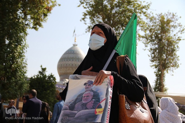 مراسم سوگواری اربعین حسینی در آستان مطهر حضرت شاهچراغ(ع) در شیراز
