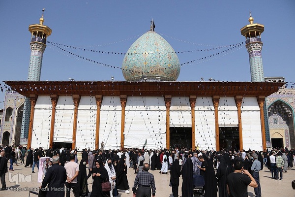 مراسم سوگواری اربعین حسینی در آستان مطهر حضرت شاهچراغ(ع) در شیراز