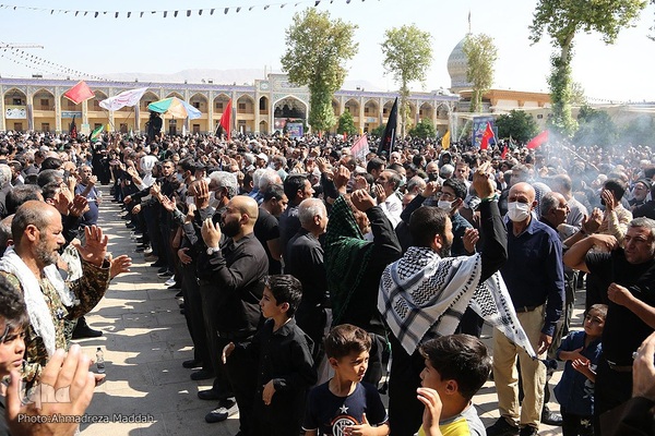 مراسم سوگواری اربعین حسینی در آستان مطهر حضرت شاهچراغ(ع) در شیراز