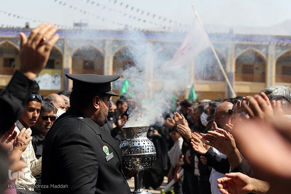 مراسم سوگواری اربعین حسینی در آستان مطهر حضرت شاهچراغ(ع) در شیراز