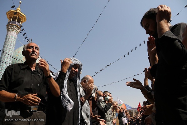 مراسم سوگواری اربعین حسینی در آستان مطهر حضرت شاهچراغ(ع) در شیراز