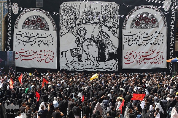 مراسم سوگواری اربعین حسینی در آستان مطهر حضرت شاهچراغ(ع) در شیراز