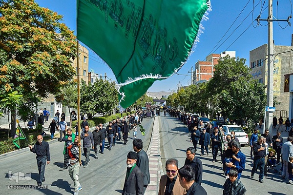 آیین پیاده‌روی جاماندگان اربعین حسینی در بجنورد