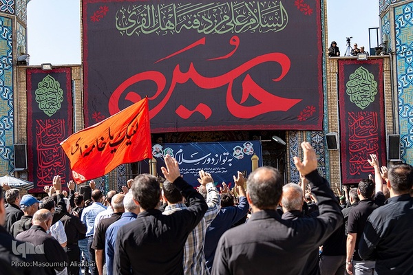 آیین پیاده‌روی جاماندگان اربعین حسینی در کرج