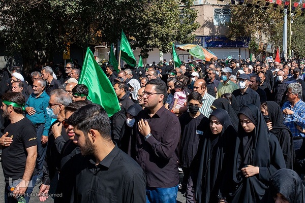 آیین پیاده‌روی جاماندگان اربعین حسینی در قزوین