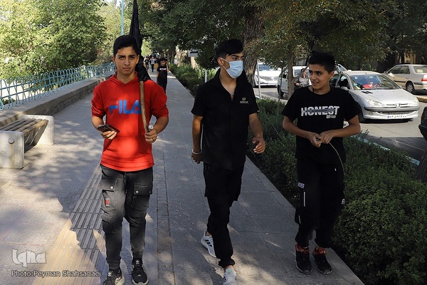 آیین پیاده‌روی جاماندگان اربعین حسینی در اصفهان