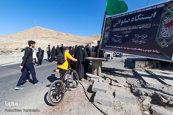 آیین پیاده‌روی جاماندگان اربعین حسینی در زنجان