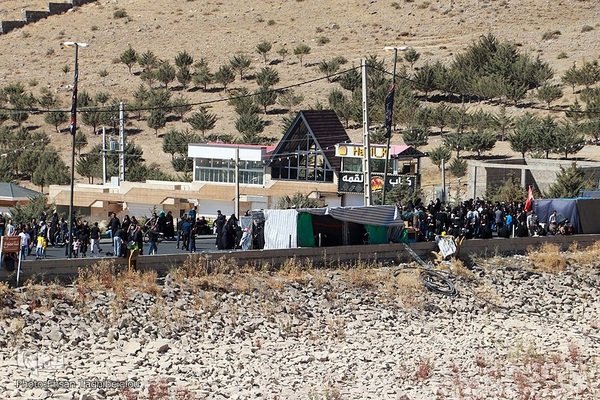 آیین پیاده‌روی جاماندگان اربعین حسینی در زنجان