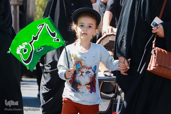 آیین پیاده‌روی جاماندگان اربعین حسینی در زنجان