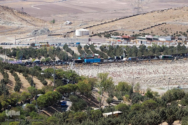 آیین پیاده‌روی جاماندگان اربعین حسینی در زنجان