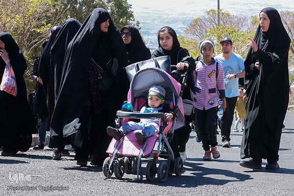 آیین پیاده‌روی جاماندگان اربعین حسینی در زنجان