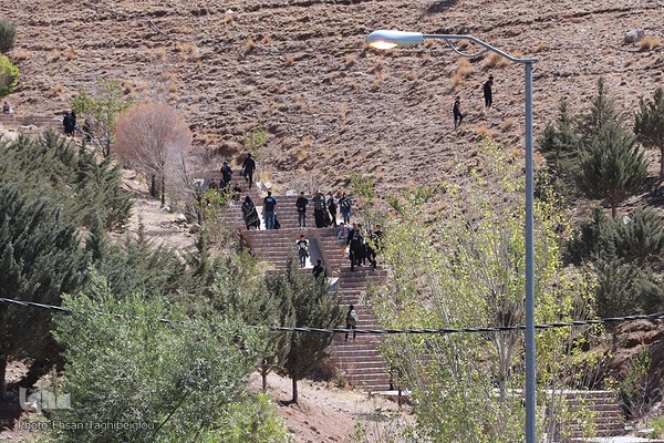 آیین پیاده‌روی جاماندگان اربعین حسینی در زنجان