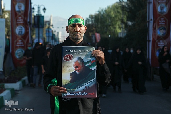 آیین پیاده‌روی جاماندگان اربعین حسینی در تهران(۲)
