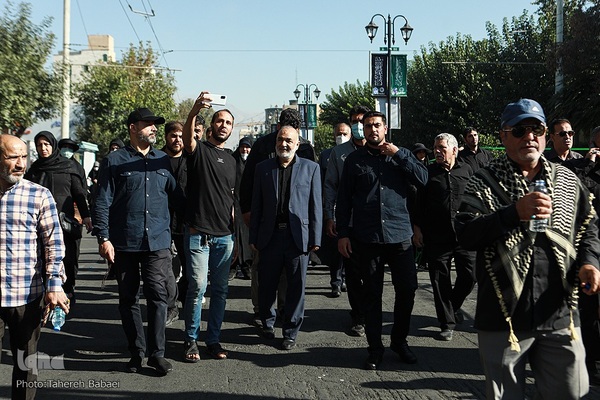 آیین پیاده‌روی جاماندگان اربعین حسینی در تهران(۲)
