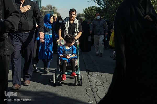 آیین پیاده‌روی جاماندگان اربعین حسینی در تهران(۳)