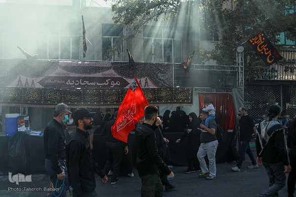آیین پیاده‌روی جاماندگان اربعین حسینی در تهران(۳)