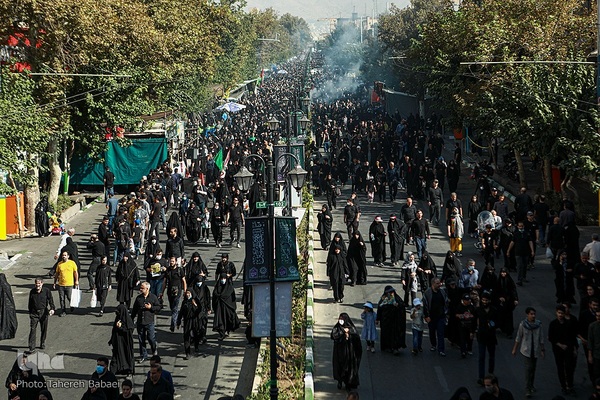 آیین پیاده‌روی جاماندگان اربعین حسینی در تهران(۳)