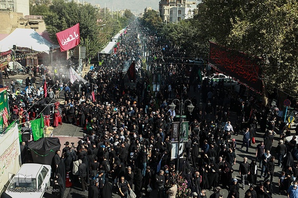 آیین پیاده‌روی جاماندگان اربعین حسینی در تهران(۳)