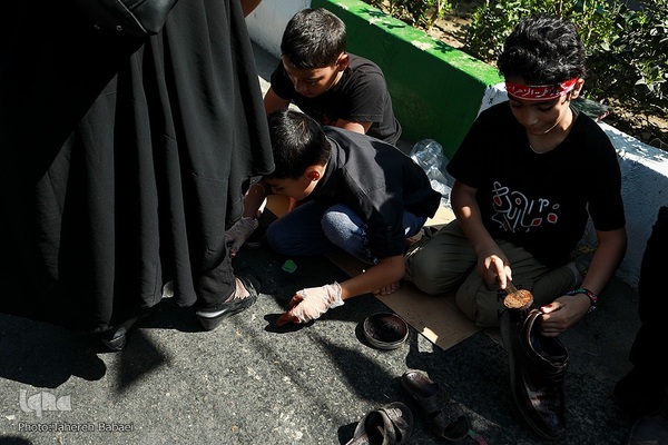 آیین پیاده‌روی جاماندگان اربعین حسینی در تهران(۳)