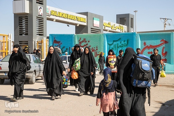 بازگشت زائران اربعین از مرز شلمچه