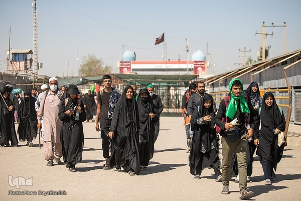بازگشت زائران اربعین از مرز شلمچه