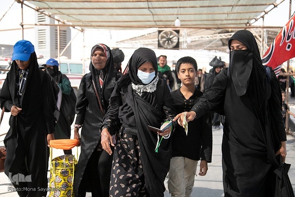 بازگشت زائران اربعین از مرز شلمچه