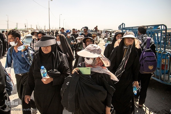 بازگشت زائران اربعین از مرز شلمچه
