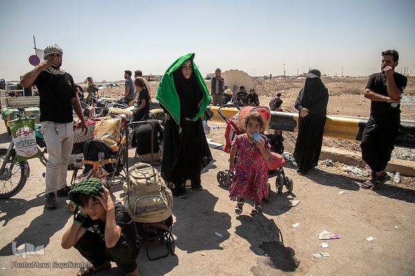 بازگشت زائران اربعین از مرز شلمچه