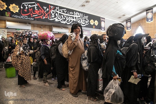بازگشت زائران اربعین از مرز شلمچه
