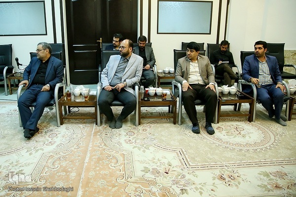 دیدار روح‌الله دهقانی فیروز‌آبادی، رئیس جهاددانشگاهی با حجت الاسلام والمسلمین سعیدی، تولیت آستان مقدس حضرت معصومه(س) 