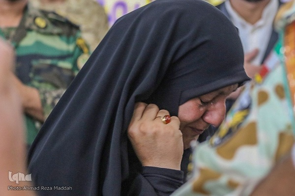 استقبال از پیکر ۳ شهید تازه تفحص شده دفاع مقدس در شیراز‎‎