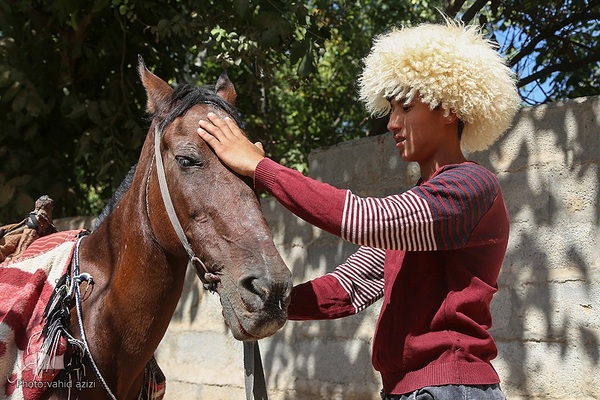 سوارکاران خراسان شمالی در راه مشهد