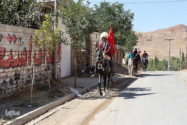 سوارکاران خراسان شمالی در راه مشهد