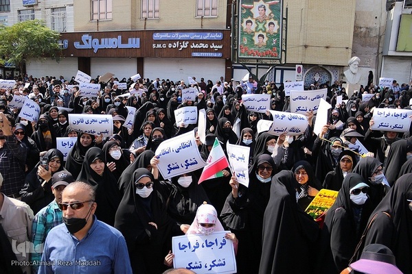 خروش مردم ولایت‌مدار شیراز در دفاع از ولایت و مقدسات