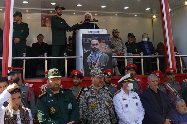 مراسم تشییع پیکر مطهر مدافع امنیت، بسیجی شهید «حسین اجاقی» در تبریز