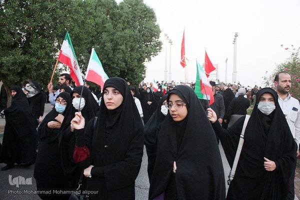 اجتماع مردم اهواز در محکومیت هنجارشکنی‌های اخیر