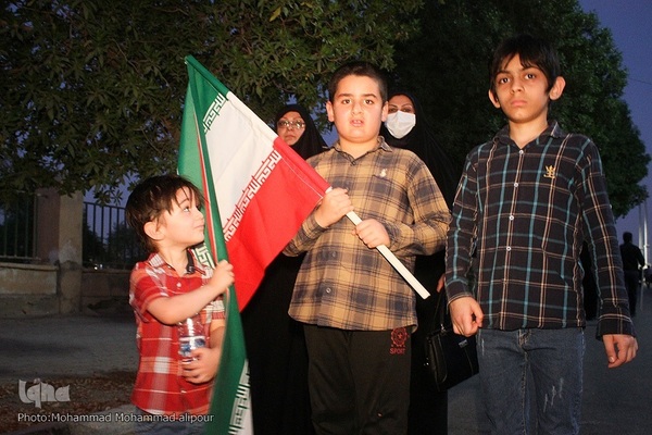 اجتماع مردم اهواز در محکومیت هنجارشکنی‌های اخیر