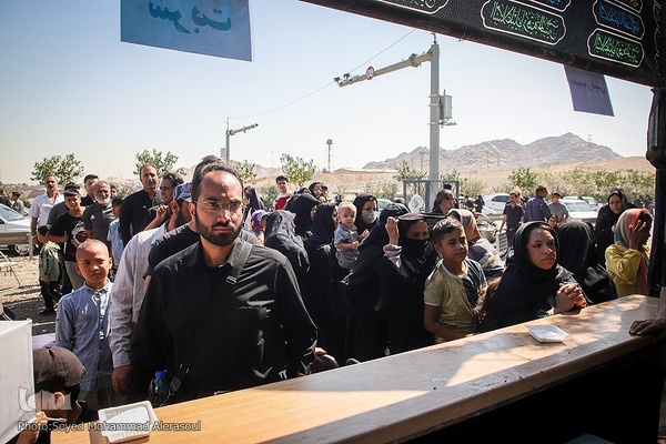 زائران پیاده حرم مطهر امام رضا (ع)