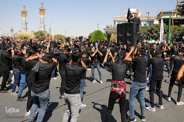 مراسم عزاداری شهادت امام رضا (ع) در مشهد مقدس