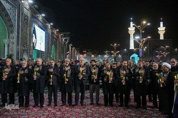 آیین خطبه‌خوانی شب شهادت امام رضا(ع)