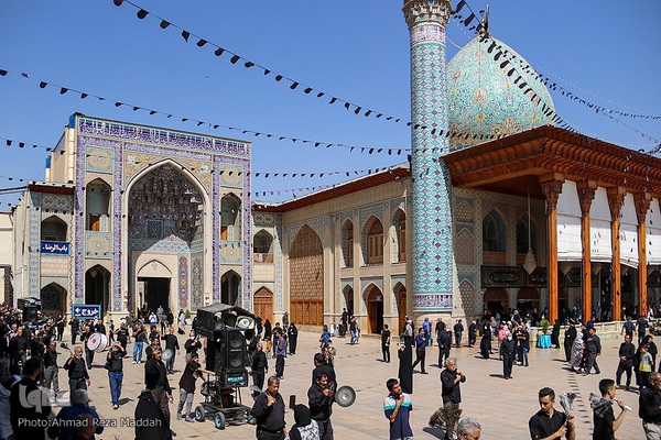 حضور هیئت های مذهبی در حرم شاهچراغ(ع)