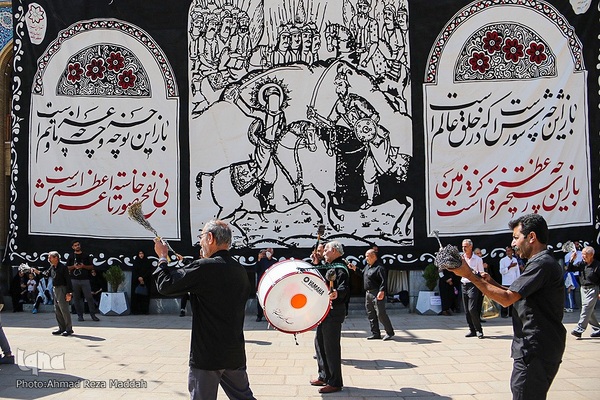 حضور هیئت های مذهبی در حرم شاهچراغ(ع)