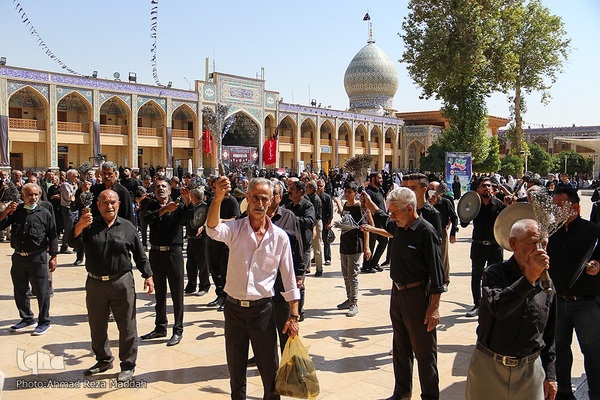 حضور هیئت های مذهبی در حرم شاهچراغ(ع)