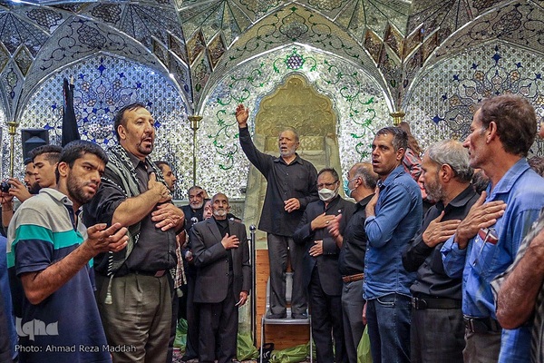 عزاداری روز شهادت حضرت امام رضا(ع) در حرم مطهر حضرت شاهچراغ (ع)
