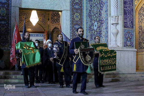 آئین شام غریبان امام رضا(ع) در حرم مطهر شاهچراغ(ع)